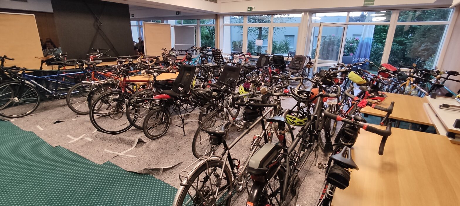 Die Tandems warten auf ihren Einsatz